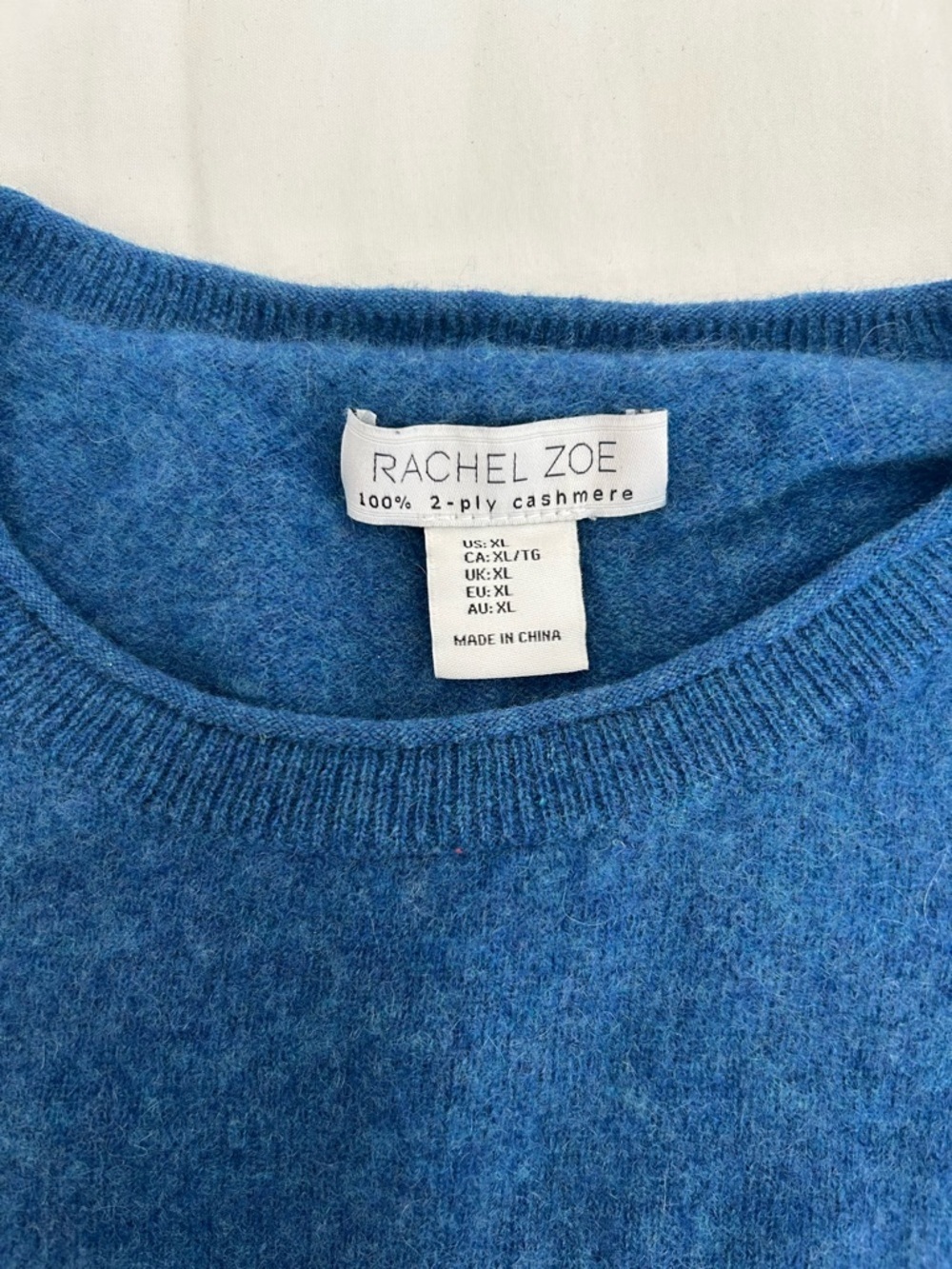 Rachel Zoe 100% Cashmere Crewneck Pullover Sweater - Picture 4 of 6